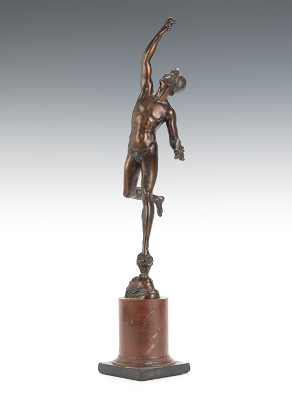 Bronze Figure of Mercury Warm brown 134930