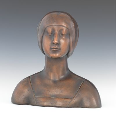 A Pompeian Bronze Co Bust Beatrice  134932