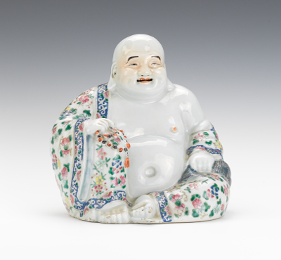 A Famille Rose Porcelain Seated 13493d