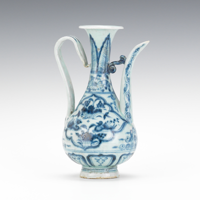 A Chinese Blue and White Ewer Of