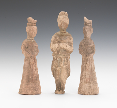 Three Tang Dynasty Funerary Figures 13496f