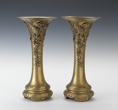 A Pair of Chinese Brass Trumpet 134978