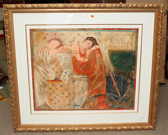 Dream of Thea lithograph framed 1370d3