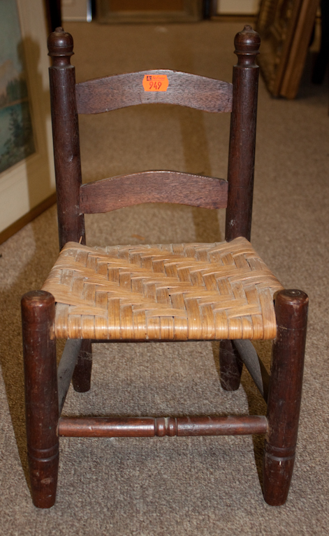 American vernacular splint seat 13711f