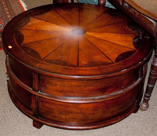 Regency style fruitwood circular form 137136