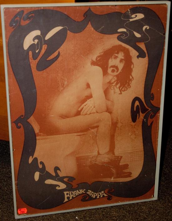 1960s Frank Zappa poster Estimate 137143