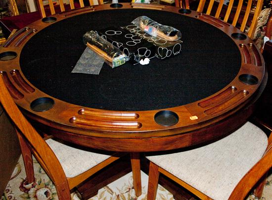 Two poker tables Estimate 100 200 13715a