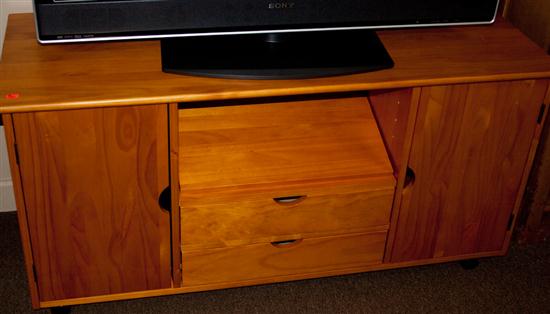 Contemporary maple cabinet stand 137166