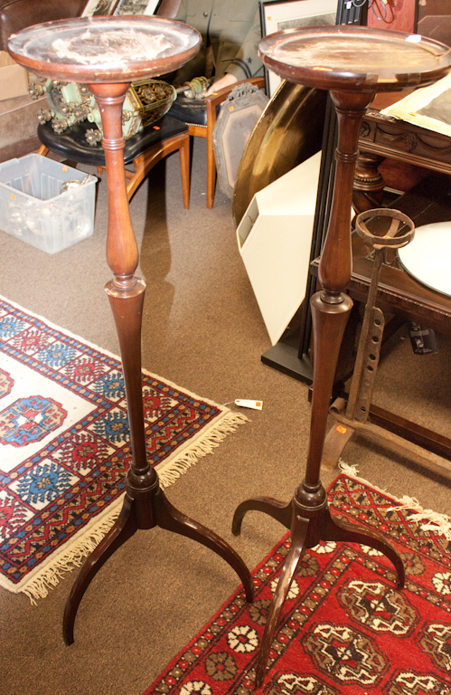 Pair of George III style mahogany