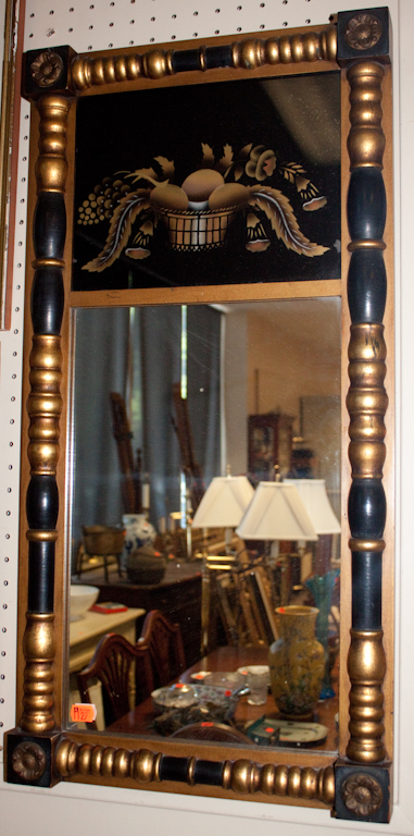 Classical style trumeau mirror