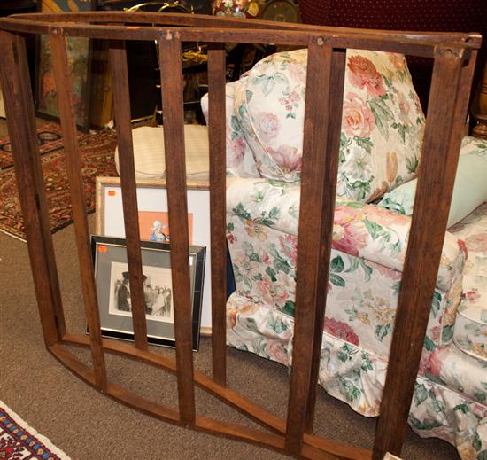 Federal style mahogany canopy bedstead