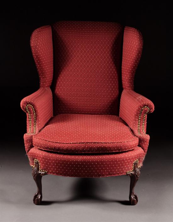Chippendale style mahogany upholstered 137255