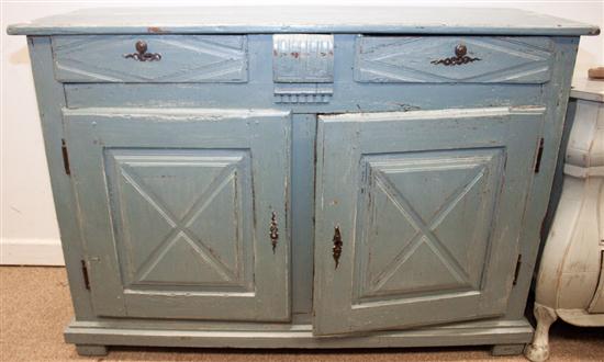 Continental painted walnut cabinet 137263
