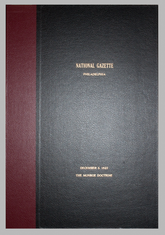  Historic Newspaper Monroe Doctrine  137297