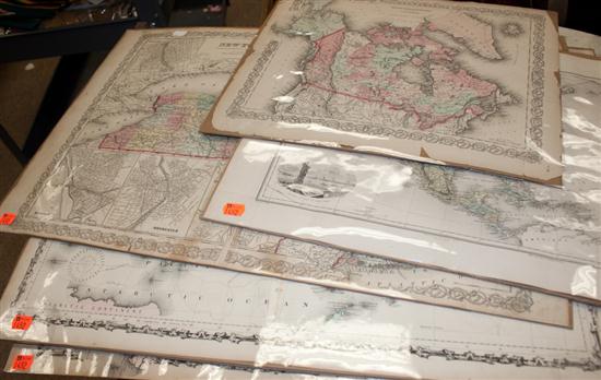  Cartography Group of ten 19th Century 1372b9