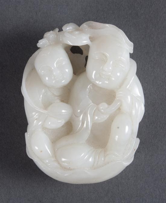 Chinese carved mutton fat jade 1372f6