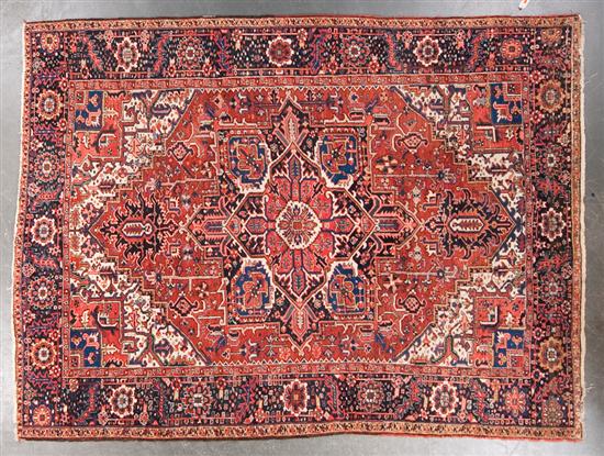 Semi antique Herez rug Persia circa 137332
