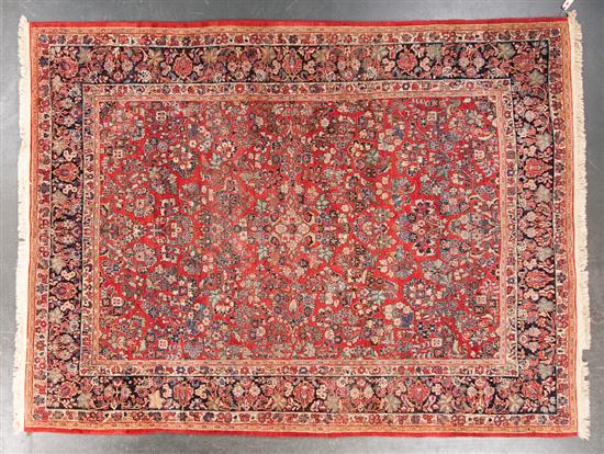 Semi-antique Sarouk rug Iran circa
