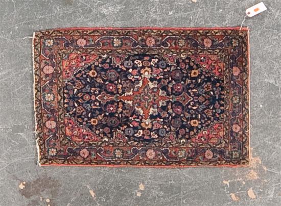 Semi antique Josan Sarouk rug Persia 13733e