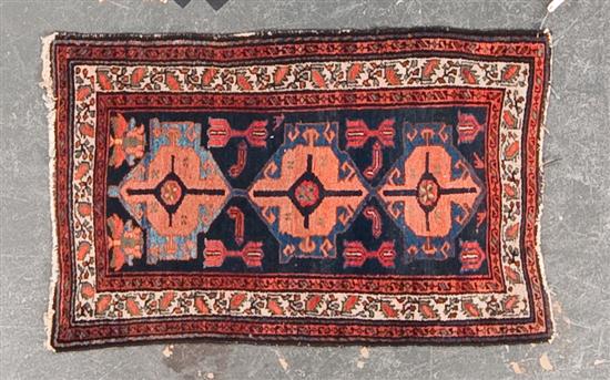 Antique Hamadan rug Persia circa 13733f