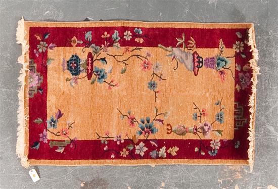 Semi-antique Nichols art deco rug