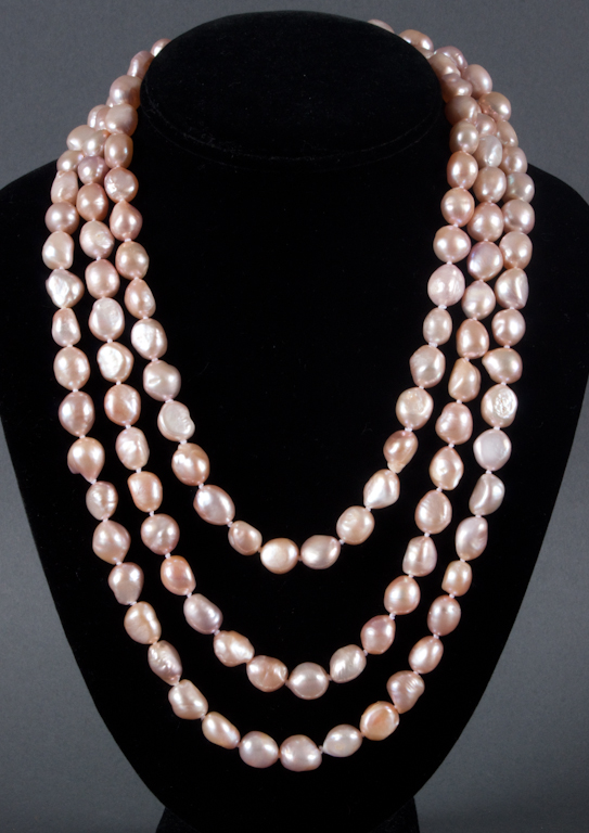 Cultured baroque pearl necklace 13739f