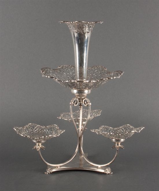 English sterling silver epergne 1373ef