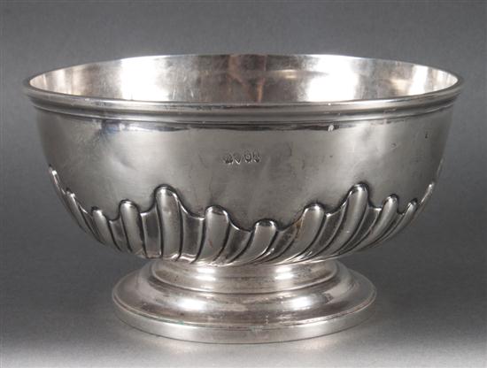 Georgian style silver bowl possibly 1373f6