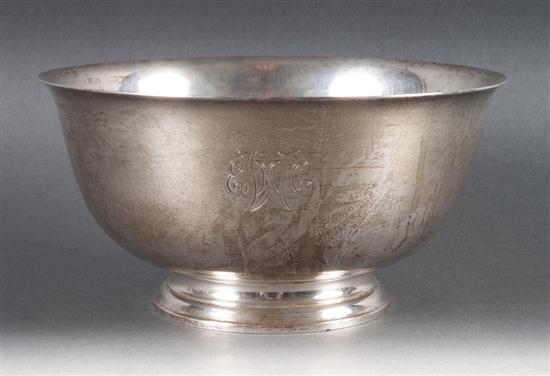 American sterling silver footed bowl