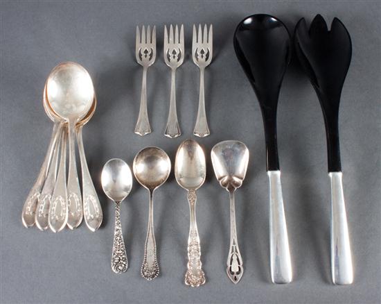 Assorted American sterling flatware