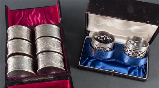 Two boxed sets of English sterling 137428