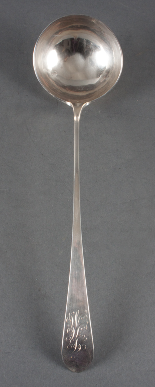 American silver ladle George Aiken 13742a