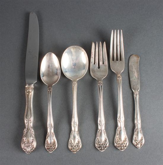 Alvin sterling silver 47-piece