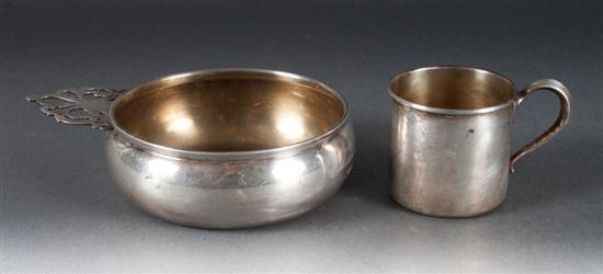 American sterling silver porringer and