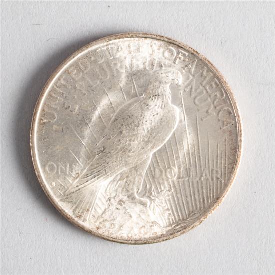 United States Peace silver dollar