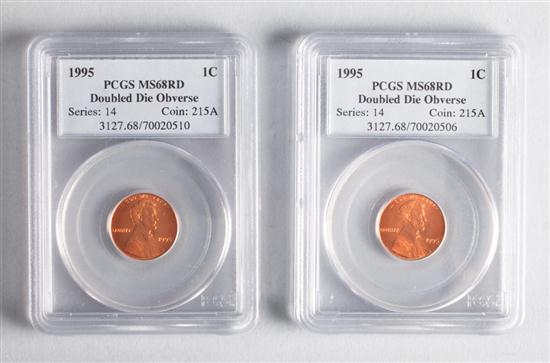 Two United States Lincoln cents 13747d