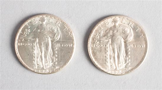 Two United States Standing Liberty 13748d