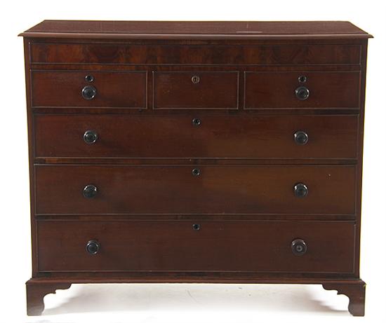 Georgian style mahogany chest of 13758f