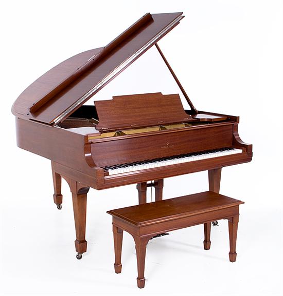 Steinway Model M baby grand piano manufactured
