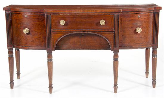 Regency style inlaid mahogany sideboard 137592