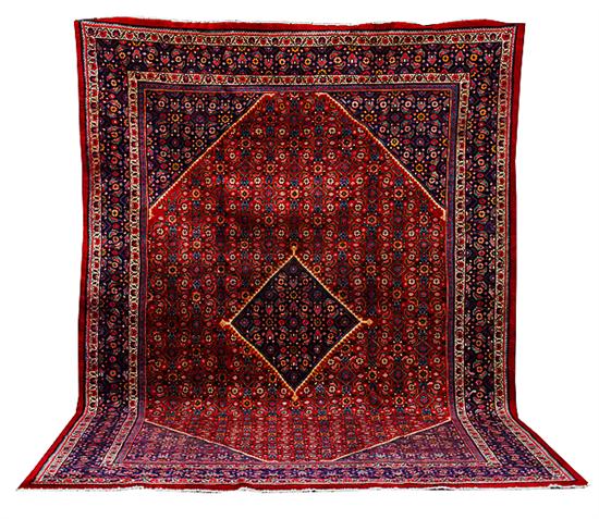 Persian Bidjar carpet 9 4 x 12 9  1375cc