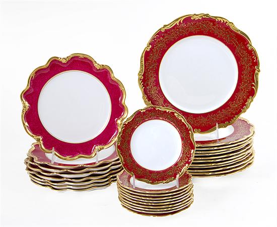 Coalport gilt porcelain plates 1375e7