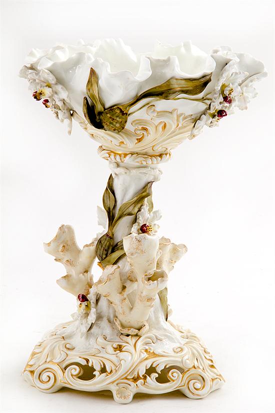 Moore porcelain centerpiece circa