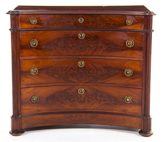 Continental Classical walnut chest 137640