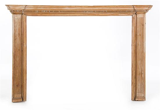 Georgian pine fireplace surround