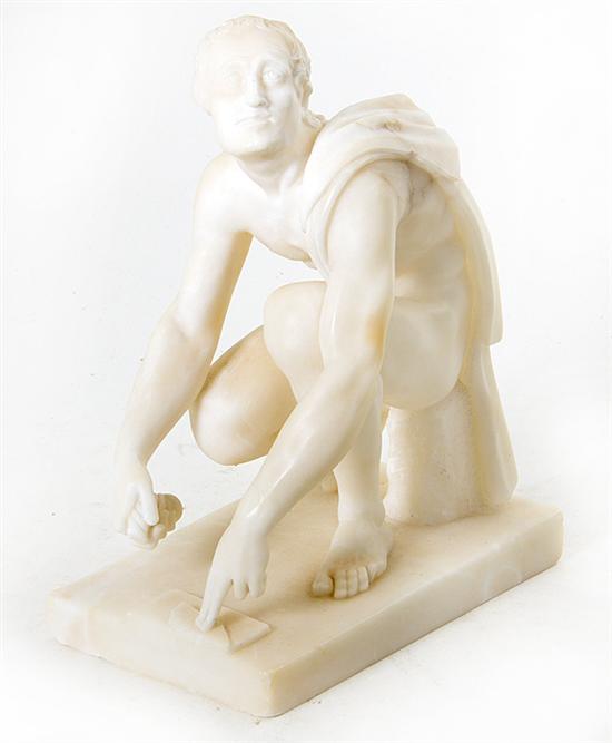 Italian carved marble sculpture