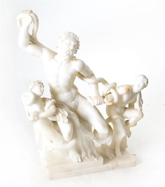 Italian carved marble sculpture