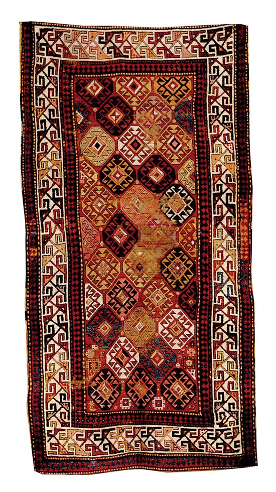 Persian Kazak runner circa 1900