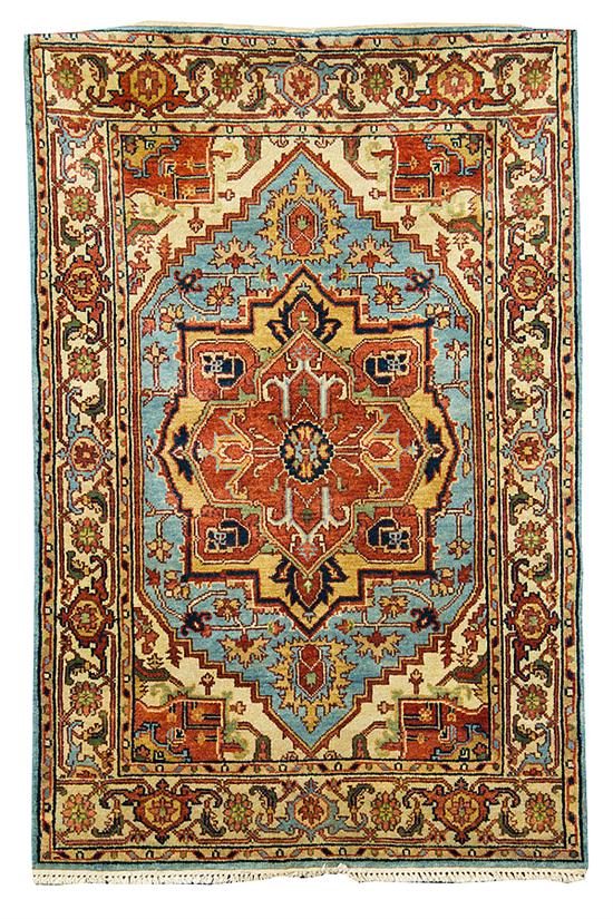 Persian Serapi carpet 4 1 x 6 2  1376eb