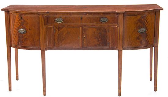 Federal inlaid mahogany sideboard 137722